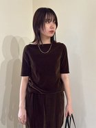 【ミラオーウェン/Mila Owen】の【セットアップ対応】ベロアSET UP2wayボートネックプルオーバー 人気、トレンドファッション・服の通販 founy(ファニー) ファッション Fashion レディースファッション Fashion for Women トップス・カットソー Cut & Sew Tops カジュアルプルオーバー・ニットトップス Pullovers & Knit Tops / Casual Pullovers ベロアトップス Velour Tops / Velvet-Look Items おすすめ Recommended / Our Picks ギャザー Gathered, Ruffled ショルダー Shoulder, Shoulder Strap シンプル Simple, Minimal ストレッチ Stretch, Stretchy Fabric セットアップ Set-Up, Coordinated Outfit ベロア Velour, Soft Velvet ボトム Bottoms, Lower Wear ラウンド Round, Round Neck エレガント 上品 Elegant 秋 Autumn thumbnail BRW[058]|ID: prp329100004635722 ipo3291000000033573716