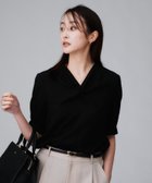 【アンタイトル/UNTITLED】のVネックブラウス 人気、トレンドファッション・服の通販 founy(ファニー) ファッション Fashion レディースファッション Fashion for Women トップス・カットソー Cut & Sew Tops シャツ・ブラウス・オフィスカジュアル Elegant Blouses & Button-Ups Vネックトップス V-Neck Tops / V-Cut Neckline Shirts おすすめ Recommended / Our Picks インナー Innerwear ジャケット Jacket, Outerwear ジョーゼット Georgette, Semi-Sheer Fabric ストレッチ Stretch, Stretchy Fabric スーツ Suit, Formalwear ツイスト Tweed, Tweed Fabric ドレープ Drape, Draping Fabric パウダー Powder, Soft Tone エレガント 上品 Elegant thumbnail ブラック|ID: prp329100004635769 ipo3291000000033390950