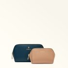 【フルラ/FURLA】の【公式】FURLA CAMELIA M COSMETIC CASE SET BLU JAY+GREIGE|ID: prp329100004635774 ipo3291000000033390989
