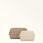 【フルラ/FURLA】の【公式】FURLA CAMELIA M COSMETIC CASE SET STUCCO GRAY+BALLERINA I|ID: prp329100004635774 ipo3291000000033390996