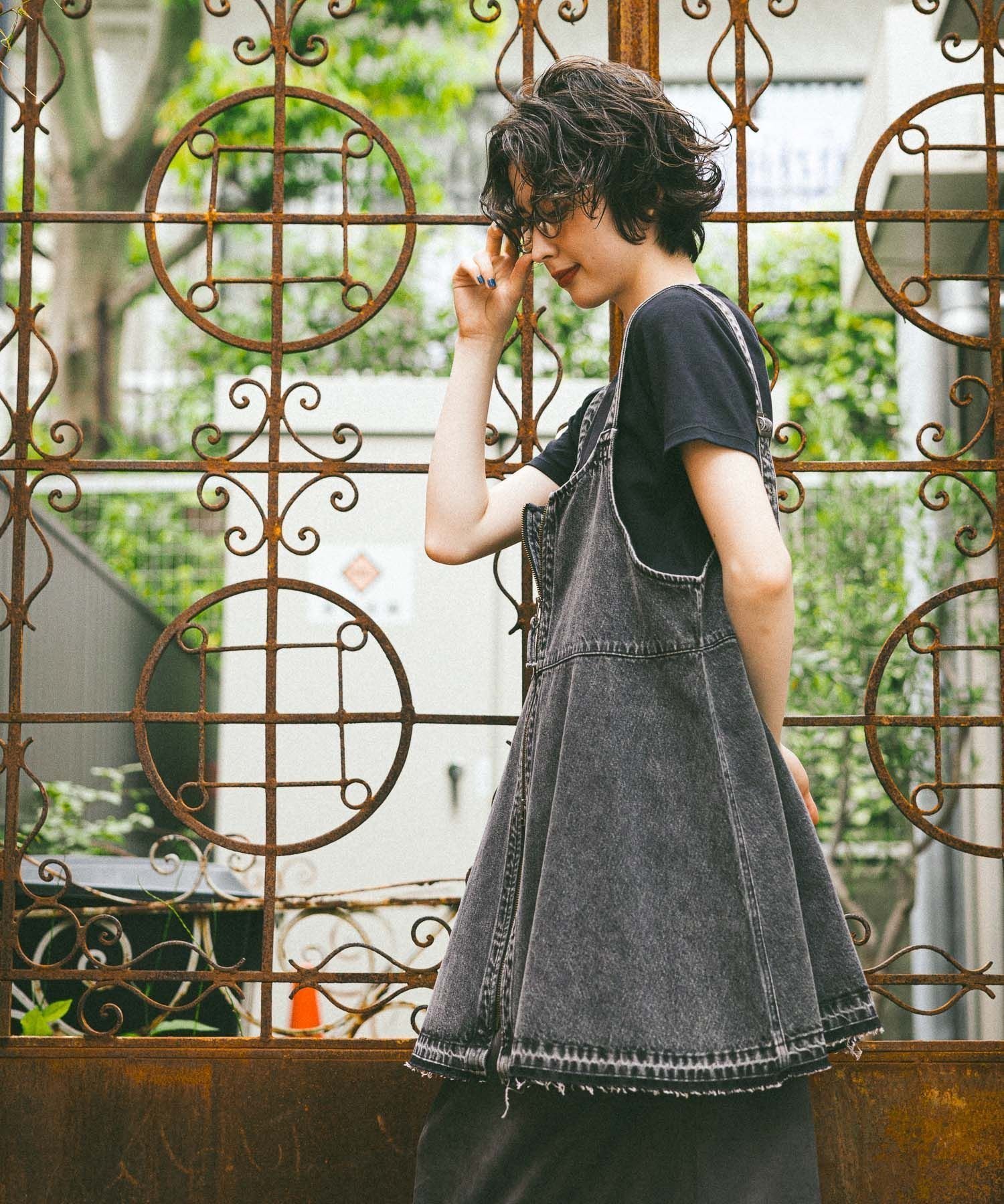【ニコアンド/niko and】のNKJ 2025AW 2WAY OVER CAMISOLE インテリア・キッズ・メンズ・レディースファッション・服の通販 founy(ファニー) 　ファッション　Fashion　レディースファッション　Fashion for Women　インディゴ　Indigo Denim　インナー　Innerwear　今季　This Season, Current Season　セットアップ　Set-Up, Coordinated Outfit　デニム　Denim, Jeans Material　トレンド　Trend, Trending Now　ドレス　Dress, One-Piece　フレア　Flare, Flared　ベスト　Vest, Waistcoat　ベーシック　Basic, Essential　おすすめ　Recommended / Our Picks　2025年　2025　2025-2026秋冬・A/W　Autumn/Winter 2025–26 AW25–26　ブラックデニム|ID: prp329100004635782 ipo3291000000033549697