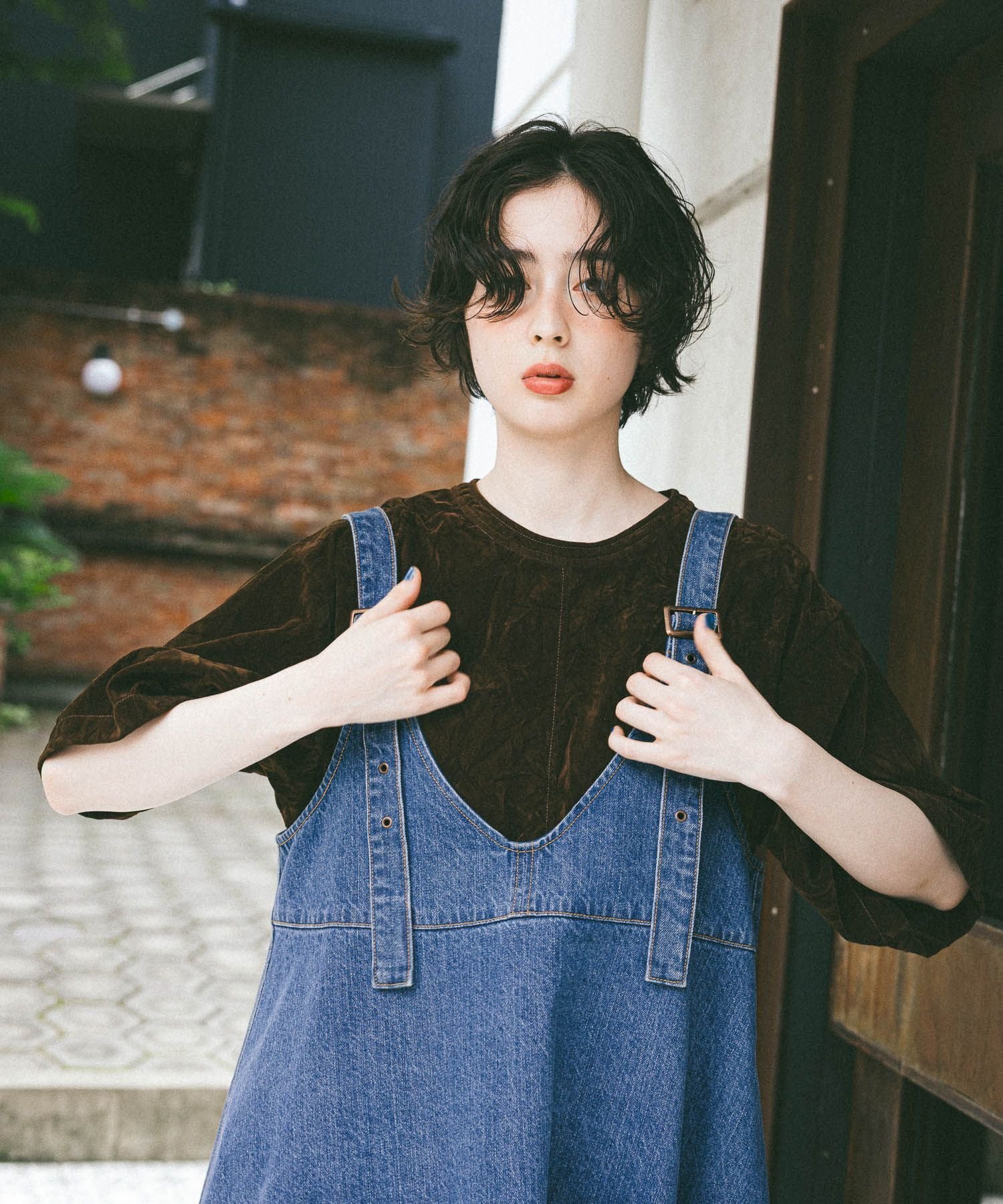 【ニコアンド/niko and】のNKJ 2025AW 2WAY OVER CAMISOLE インテリア・キッズ・メンズ・レディースファッション・服の通販 founy(ファニー) 　ファッション　Fashion　レディースファッション　Fashion for Women　インディゴ　Indigo Denim　インナー　Innerwear　今季　This Season, Current Season　セットアップ　Set-Up, Coordinated Outfit　デニム　Denim, Jeans Material　トレンド　Trend, Trending Now　ドレス　Dress, One-Piece　フレア　Flare, Flared　ベスト　Vest, Waistcoat　ベーシック　Basic, Essential　おすすめ　Recommended / Our Picks　2025年　2025　2025-2026秋冬・A/W　Autumn/Winter 2025–26 AW25–26　インディゴデニム|ID: prp329100004635782 ipo3291000000033549699