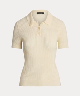 【ラルフローレン/RALPH LAUREN】 ポインテールニット コットンブレンド ポロ セーター人気、トレンドファッション・服の通販 founy(ファニー) ファッション Fashion レディースファッション Fashion for Women トップス・カットソー Cut & Sew Tops ニット Knit Tops & Sweaters スリム Slim, Slim Fit セーター Sweater, Knitwear フィット Fit, Slim Fit ポロシャツ Polo Shirt, Collared Tee 半袖 Short Sleeve, Half Sleeve |ID:prp329100004635836