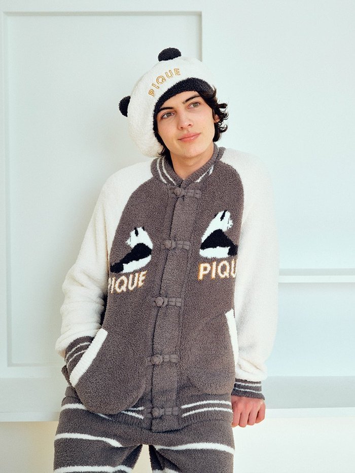 【ジェラートピケ オム/GELATO PIQUE HOMME / MEN】の【HOMME】パウダーパンダジャガードブルゾン インテリア・キッズ・メンズ・レディースファッション・服の通販 founy(ファニー) https://founy.com/ ファッション Fashion メンズファッション Fashion for Men おすすめ Recommended / Our Picks シンプル Simple, Minimal パウダー Powder, Soft Tone ブルゾン Blouson, Bomber Jacket ボトム Bottoms, Lower Wear メンズ Men's, Menswear |ID: prp329100004635838 ipo3291000000033826182