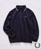 【フォーワンセブン バイ エディフィス/417 by EDIFICE / MEN】のFRED PERRY / フレッドペリー417別注 ハーフジップ リブカラースウェット 人気、トレンドファッション・服の通販 founy(ファニー) ファッション Fashion メンズファッション Fashion for Men バランス Balance, Style Balance フロント Front, Front Design ベスト Vest, Waistcoat 別注 Limited Edition, Custom Order ルーズ Loose, Oversized エレガント 上品 Elegant thumbnail グレー|ID: prp329100004635857 ipo3291000000033509326