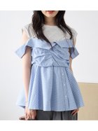 【リリーブラウン/Lily Brown】のレイヤードカットトップス 人気、トレンドファッション・服の通販 founy(ファニー) ファッション Fashion レディースファッション Fashion for Women トップス・カットソー Cut & Sew Tops カットソー Cut and Sewn Top シャーリング Shirring, Ruched ドッキング Docking, Mixed Material フィット Fit, Slim Fit ランダム Random, Irregular thumbnail BLU[086]|ID: prp329100004635859 ipo3291000000033461832