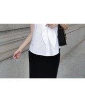 【アニュアンス/anuans】のノースリーブボウタイシャツ 人気、トレンドファッション・服の通販 founy(ファニー) ファッション Fashion レディースファッション Fashion for Women トップス・カットソー Cut & Sew Tops キャミソール&ノースリーブ Camisoles & Sleeveless Tops シャツ・ブラウス・オフィスカジュアル Elegant Blouses & Button-Ups オックス Oxford Fabric |ID:prp329100004635878