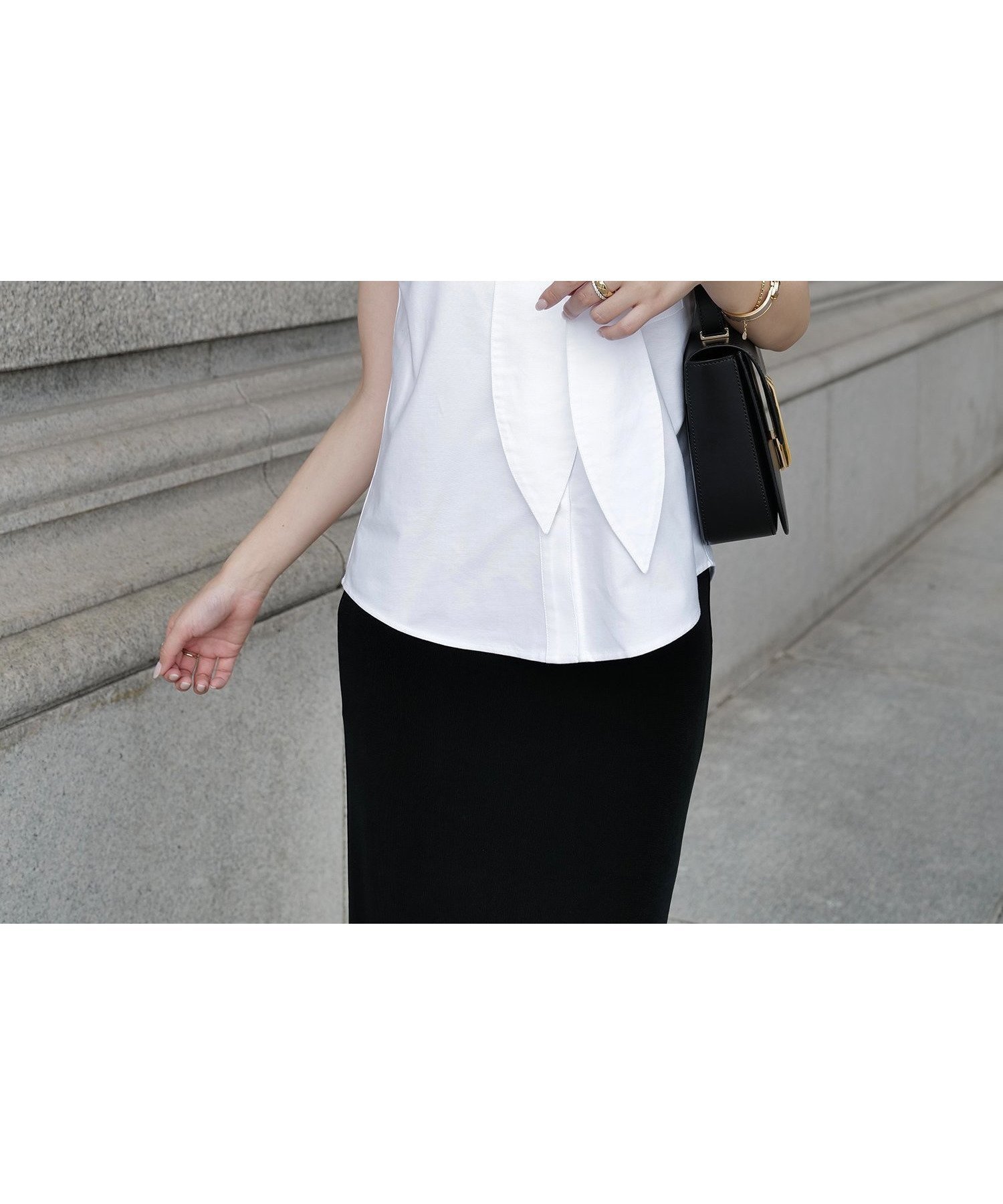【アニュアンス/anuans】のノースリーブボウタイシャツ 人気、トレンドファッション・服の通販 founy(ファニー) 　ファッション　Fashion　レディースファッション　Fashion for Women　トップス・カットソー　Cut & Sew Tops　キャミソール&ノースリーブ　Camisoles & Sleeveless Tops　シャツ・ブラウス・オフィスカジュアル　Elegant Blouses & Button-Ups　オックス　Oxford Fabric　 other-1|ID: prp329100004635878 ipo3291000000033392134