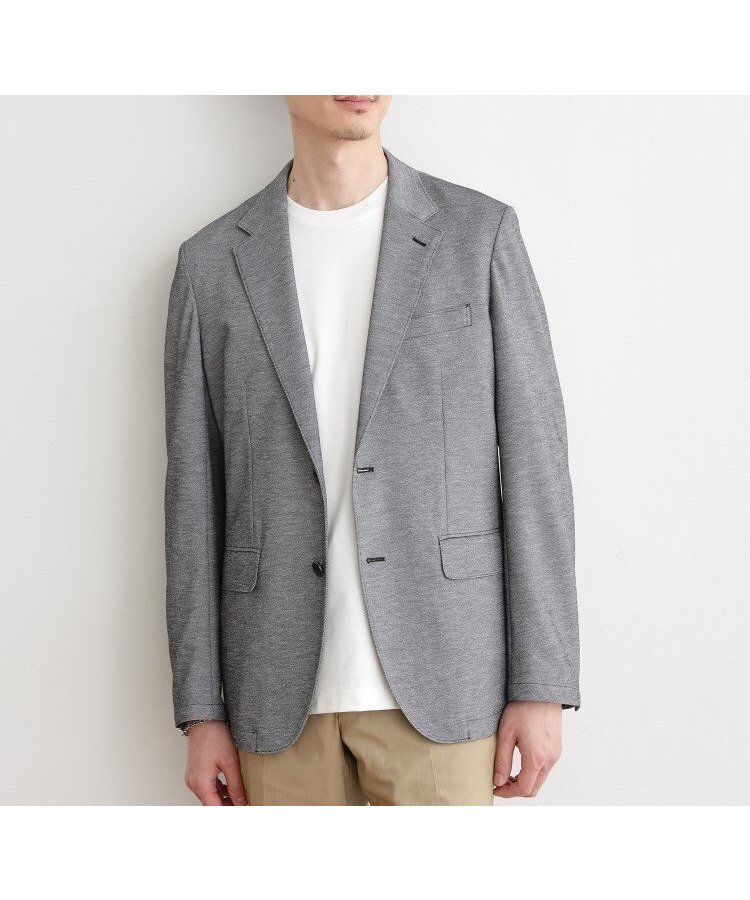 【タケオキクチ/TAKEO KIKUCHI / MEN】のドライカノコ ジャケット インテリア・キッズ・メンズ・レディースファッション・服の通販 founy(ファニー) 　ファッション　Fashion　メンズファッション　Fashion for Men　おすすめ　Recommended / Our Picks　ジャケット　Jacket, Outerwear　スタイリッシュ　Stylish, Fashionable　ドレス　Dress, One-Piece　パターン　Pattern, Design Print　メッシュ　Mesh, Net Fabric　吸水　Absorbent, Quick-Dry　夏　Summer　軽量　Lightweight, Ultra Light　鹿の子　Piqué, Kanoko Fabric　チャコールグレー|ID: prp329100004635894 ipo3291000000033392367