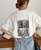 【ディスコート/Discoat】の【WEB限定】モノクロフォトバックプリントTシャツ 人気、トレンドファッション・服の通販 founy(ファニー) ファッション Fashion レディースファッション Fashion for Women トップス・カットソー Cut & Sew Tops シャツ・ブラウス・オフィスカジュアル Elegant Blouses & Button-Ups ロングTシャツ・Tシャツ Longline T-Shirts & Tees バッグ Bags シンプル Simple, Minimal フロント Front, Front Design プリント Print, Printed Pattern モノトーン Monotone, Black and White 無地 Plain, Solid Color thumbnail ホワイト|ID: prp329100004635927 ipo3291000000033392701