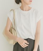 【アイテムズアーバンリサーチ/ITEMS URBAN RESEARCH】のシルケットライクノースリーブTシャツ WHT|ID: prp329100004635984 ipo3291000000033649418
