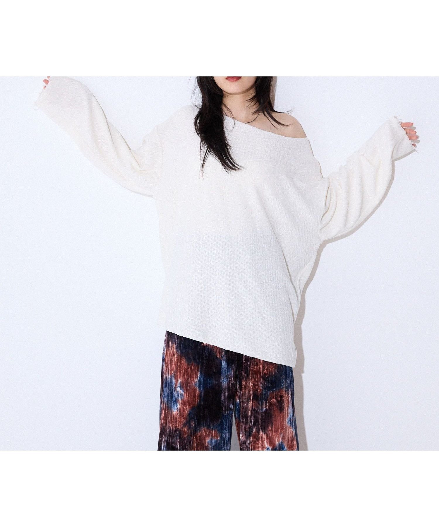 【ジーナシス/JEANASiS】のモールカノコボートネックLS インテリア・キッズ・メンズ・レディースファッション・服の通販 founy(ファニー) ファッション Fashion レディースファッション Fashion for Women インナー Innerwear カットオフ Cut-Off Design カットソー Cut and Sewn Top ジャケット Jacket, Outerwear スラックス Slacks, Dress Pants デニム Denim, Jeans Material フォルム Silhouette, Form ベスト Vest, Waistcoat ベーシック Basic, Essential オフホワイト|ID: prp329100004635999 ipo3291000000034511703