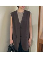 【ミラオーウェン/Mila Owen】の共ベルト付きオーバーサイズノーカラーベスト 人気、トレンドファッション・服の通販 founy(ファニー) 雑誌掲載アイテム Magazine Picks & Fashion Features ファッション雑誌 Fashion Magazines クラッシィ CLASSY. ファッション Fashion レディースファッション Fashion for Women アウター Coat / Outerwear Collection トップス・カットソー Cut & Sew Tops ベスト&ジレ / 重ね着スタイル Vests & Gilets ベルト&ウエストマーク Belts & Waist Accessories 9月号 September Issue インナー Innerwear スタイリッシュ Stylish, Fashionable スーツ Suit, Formalwear ベスト Vest, Waistcoat エレガント 上品 Elegant 秋 Autumn 雑誌 Magazine, Fashion Magazine thumbnail BRW[058]|ID: prp329100004636155 ipo3291000000033396403