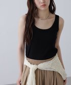 【フリーズマート/FREE'S MART】のテレコタンクトップ 人気、トレンドファッション・服の通販 founy(ファニー) ファッション Fashion レディースファッション Fashion for Women インナー Innerwear カーディガン Cardigan, Knitwear キャミワンピース Cami Dress, Slip Dress タンク Tank Top, Sleeveless Top テレコ Ribbed, Rib Stitch バランス Balance, Style Balance フィット Fit, Slim Fit ベーシック Basic, Essential thumbnail ブラック|ID: prp329100004636190 ipo3291000000033396790