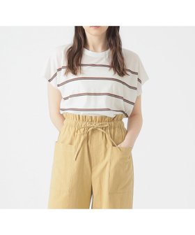 【ビーミングライフストアバイビームス/B:MING LIFE STORE by BEAMS】 【7/10再値下げ】シアー ボーダー Tシャツ 25SS ウォッシャブル シアー 透け感人気、トレンドファッション・服の通販 founy(ファニー) ファッション Fashion レディースファッション Fashion for Women トップス・カットソー Cut & Sew Tops シャツ・ブラウス・オフィスカジュアル Elegant Blouses & Button-Ups ロングTシャツ・Tシャツ Longline T-Shirts & Tees 2025年 2025 2025春夏・S/S Spring/Summer 2025 SS25 おすすめ Recommended / Our Picks ウォッシャブル Machine Washable シアー Sheer, See-Through スリーブ Sleeve, Long Sleeve / Short Sleeve デニム Denim, Jeans Material ハーフ Half, Half-Length フレンチ French, French Style プリント Print, Printed Pattern ボトルネック Bottle Neck, Mock Neck ボーダー Border, Stripe ワイド Wide, Wide Fit |ID:prp329100004636214