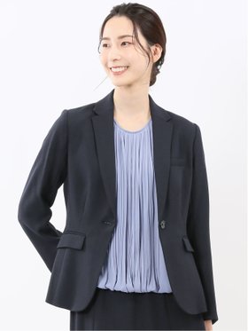 【タカキュー/TAKA-Q】のストレッチウォッシャブル シャーク 1ボタンジャケット 紺(セットアップ可能) 人気、トレンドファッション・服の通販 founy(ファニー) ファッション Fashion レディースファッション Fashion for Women アウター Coat / Outerwear Collection レディースジャケット・軽アウター Jackets ウォッシャブル Machine Washable オケージョン Occasion Wear ジャケット Jacket, Outerwear ストレッチ Stretch, Stretchy Fabric スリット Slit, Slit Detail セットアップ Set-Up, Coordinated Outfit フォーマル Formal, Dressy フラップ Flap, Flap Pocket ベーシック Basic, Essential ポケット Pocket, Pocket Detail メランジ Melange, Mixed Yarn |ID:prp329100004636215
