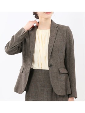【タカキュー/TAKA-Q】のストレッチウォッシャブル シャーク 1ボタンジャケット こげ茶(セットアップ可能) 人気、トレンドファッション・服の通販 founy(ファニー) ファッション Fashion レディースファッション Fashion for Women アウター Coat / Outerwear Collection レディースジャケット・軽アウター Jackets ウォッシャブル Machine Washable オケージョン Occasion Wear ジャケット Jacket, Outerwear ストレッチ Stretch, Stretchy Fabric スリット Slit, Slit Detail セットアップ Set-Up, Coordinated Outfit フォーマル Formal, Dressy フラップ Flap, Flap Pocket ベーシック Basic, Essential ポケット Pocket, Pocket Detail メランジ Melange, Mixed Yarn |ID:prp329100004636216