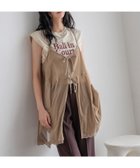 【ローリーズファーム/LOWRYS FARM】の2WAYカットベロアミニワンピース ベージュ52|ID:prp329100004636223