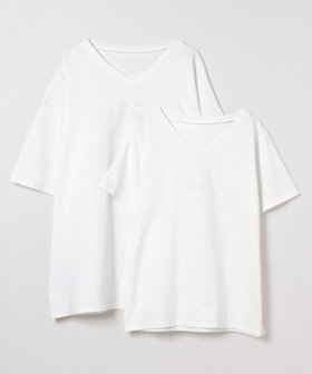 【ジーナシス/JEANASiS】のLes Fleurs Fits TEE/VネックTEE 人気、トレンドファッション・服の通販 founy(ファニー) ファッション Fashion レディースファッション Fashion for Women トップス・カットソー Cut & Sew Tops Vネックトップス V-Neck Tops / V-Cut Neckline Shirts ストレート Straight, Straight Cut フロント Front, Front Design ベーシック Basic, Essential ワンショル One Shoulder, Asymmetrical ワーク Workwear, Utility Style おすすめ Recommended / Our Picks |ID:prp329100004636235