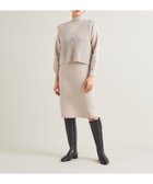 【ユナイテッドアローズ/UNITED ARROWS】のラメ フェザーベスト+ハイネックワンピース A DAY IN THE LIFE NATURAL|ID: prp329100004636242 ipo3291000000034414752