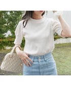 【マジェスティック レゴン/MAJESTIC LEGON】のネックパールリブトップス アイボリー|ID: prp329100004636260 ipo3291000000033553669