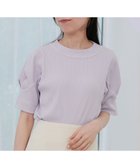 【マジェスティック レゴン/MAJESTIC LEGON】のネックパールリブトップス ラベンダー|ID: prp329100004636260 ipo3291000000033553679