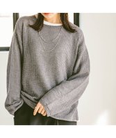 【グローバルワーク/GLOBAL WORK】のメッシュラメSETプルオーバー長袖/253296 人気、トレンドファッション・服の通販 founy(ファニー) ファッション Fashion レディースファッション Fashion for Women トップス・カットソー Cut & Sew Tops カジュアルプルオーバー・ニットトップス Pullovers & Knit Tops / Casual Pullovers おすすめ Recommended / Our Picks シャイニー Shiny, Glossy Finish デニム Denim, Jeans Material メッシュ Mesh, Net Fabric 長袖 Long Sleeve, Full Sleeve |ID:prp329100004636278