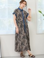 【その他のブランド/Other】の柄デシン ウエストドロストワンピース/半袖 人気、トレンドファッション・服の通販 founy(ファニー) ファッション Fashion レディースファッション Fashion for Women ワンピース Dresses カーディガン Cardigan, Knitwear セーター Sweater, Knitwear タンク Tank Top, Sleeveless Top ダウン Down, Puffer トリミング Trimming, Decorative Edge ペイズリー Paisley, Ethnic Pattern ボトム Bottoms, Lower Wear エレガント 上品 Elegant 半袖 Short Sleeve, Half Sleeve 夏 Summer 羽織 Haori, Light Jacket thumbnail 93その他4|ID: prp329100004636289 ipo3291000000033400826