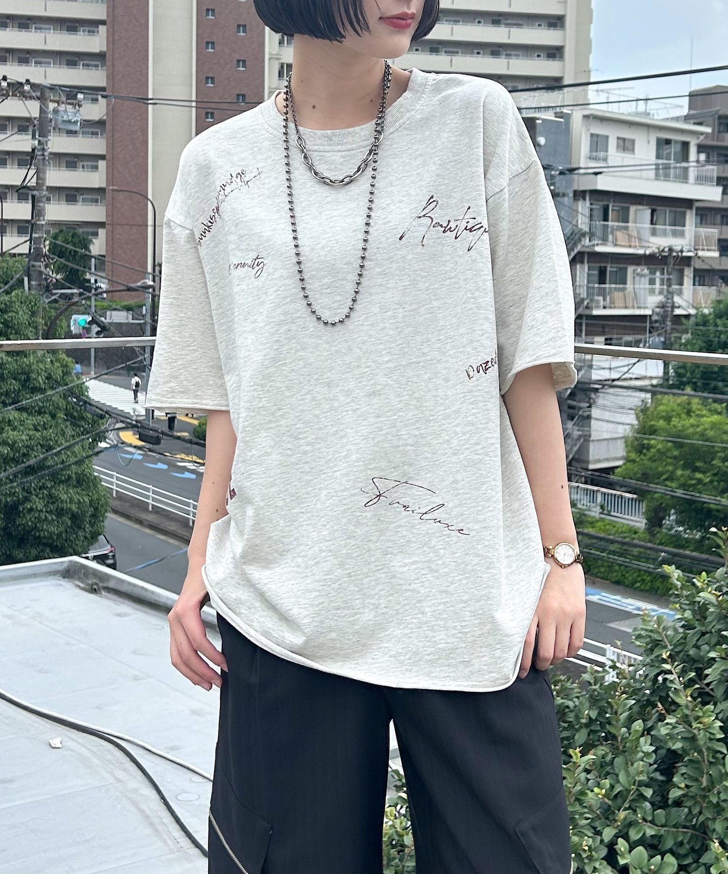 【ページボーイ/PAGEBOY】のアソートグラフィックミニウラケ インテリア・キッズ・メンズ・レディースファッション・服の通販 founy(ファニー) 　ファッション　Fashion　レディースファッション　Fashion for Women　ショート　Short, Short Length　プリント　Print, Printed Pattern　ボトム　Bottoms, Lower Wear　ルーズ　Loose, Oversized　ロング　Long, Long-Length　夏　Summer　手書きオートミール50|ID: prp329100004636360 ipo3291000000033402155