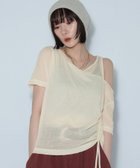 【ページボーイ/PAGEBOY】のDAILYシアードロストテレコトップス 人気、トレンドファッション・服の通販 founy(ファニー) ファッション Fashion レディースファッション Fashion for Women トップス・カットソー Cut & Sew Tops おすすめ Recommended / Our Picks アクセサリー Fashion Accessories カットオフ Cut-Off Design デニム Denim, Jeans Material トレンド Trend, Trending Now フレア Flare, Flared ボトム Bottoms, Lower Wear ワンショル One Shoulder, Asymmetrical thumbnail オフホワイト05|ID: prp329100004636363 ipo3291000000033402200