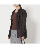 【ユナイテッドアローズ/UNITED ARROWS】のラミー ラッフルフリル ブラウス 人気、トレンドファッション・服の通販 founy(ファニー) ファッション Fashion レディースファッション Fashion for Women トップス・カットソー Cut & Sew Tops シャツ・ブラウス・オフィスカジュアル Elegant Blouses & Button-Ups おすすめ Recommended / Our Picks シアー Sheer, See-Through タンク Tank Top, Sleeveless Top デニム Denim, Jeans Material ノースリーブ Sleeveless, No-Sleeve フリル Frill, Ruffle thumbnail BLACK|ID: prp329100004636418 ipo3291000000033402988