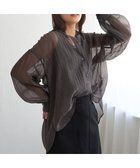 【イッカ/ikka】のシアーバックシャーリングシャツ 人気、トレンドファッション・服の通販 founy(ファニー) ファッション Fashion レディースファッション Fashion for Women トップス・カットソー Cut & Sew Tops シャツ・ブラウス・オフィスカジュアル Elegant Blouses & Button-Ups シアー Sheer, See-Through シャーリング Shirring, Ruched thumbnail チャコール|ID: prp329100004636419 ipo3291000000033548410