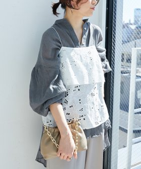 【ルクールブラン/le.coeur blanc】の《手洗い可能》カットワークレースキャミブラウス 人気、トレンドファッション・服の通販 founy(ファニー) ファッション Fashion レディースファッション Fashion for Women トップス・カットソー Cut & Sew Tops キャミソール&ノースリーブ Camisoles & Sleeveless Tops シャツ・ブラウス・オフィスカジュアル Elegant Blouses & Button-Ups おすすめ Recommended / Our Picks ウェーブ Wavy Pattern カットソー Cut and Sewn Top キャミソール Camisole, Spaghetti Strap Top ティアード Tiered, Tiered Style ベーシック Basic, Essential レース Lace, Lace Fabric ワーク Workwear, Utility Style |ID:prp329100004636455