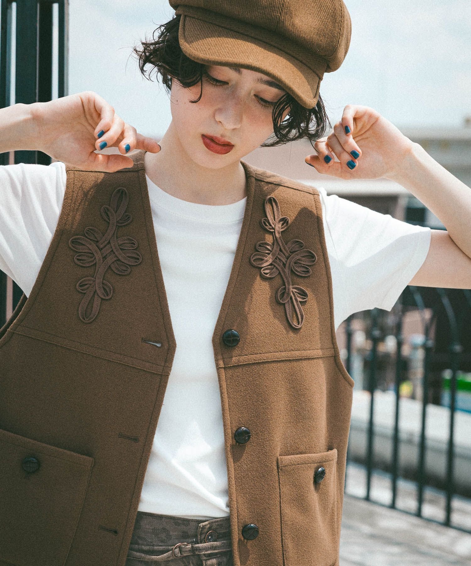 【ニコアンド/niko and】のフリンジ刺繍ベスト 人気、トレンドファッション・服の通販 founy(ファニー) 　ファッション　Fashion　レディースファッション　Fashion for Women　アウター　Coat / Outerwear Collection　トップス・カットソー　Cut & Sew Tops　ベスト&ジレ / 重ね着スタイル　Vests & Gilets　おすすめ　Recommended / Our Picks　ウエスタン　Western Style　シンプル　Simple, Minimal　デニム　Denim, Jeans Material　フリンジ　Fringe, Tassel　ベスト　Vest, Waistcoat　 other-1|ID: prp329100004636506 ipo3291000000033509081