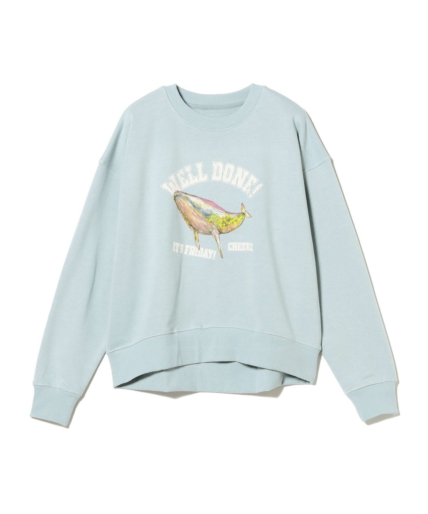 【ビーミングライフストアバイビームス/B:MING LIFE STORE by BEAMS】の北村直登 プリント スウェット インテリア・キッズ・メンズ・レディースファッション・服の通販 founy(ファニー) 　ファッション　Fashion　レディースファッション　Fashion for Women　トップス・カットソー　Cut & Sew Tops　レディースパーカー・カジュアルフーディー　Casual Hoodies & Sweatshirts　スウェット・クルーネックトップス　Sweatshirts & Crewnecks / Relaxed Fit Sweat Tops　スウェット / スエット　Sweatshirt, Sweatwear　ネコ　Cat, Feline Motif　プリント　Print, Printed Pattern　SAX|ID: prp329100004636513 ipo3291000000033405023
