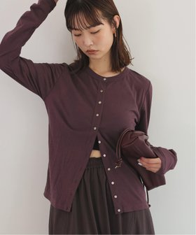 【スローブ イエナ/SLOBE IENA】のシアー天竺 クルーネックカーディガン 人気、トレンドファッション・服の通販 founy(ファニー) ファッション Fashion レディースファッション Fashion for Women トップス・カットソー Cut & Sew Tops カーディガン・羽織り Layered Style Cardigans 2025年 2025 2025春夏・S/S Spring/Summer 2025 SS25 おすすめ Recommended / Our Picks カットソー Cut and Sewn Top キャミソール Camisole, Spaghetti Strap Top シアー Sheer, See-Through タンク Tank Top, Sleeveless Top バランス Balance, Style Balance ワイド Wide, Wide Fit 人気 Popular, Best Seller 夏 Summer 羽織 Haori, Light Jacket |ID:prp329100004636517