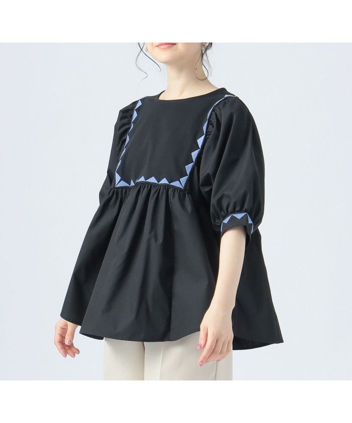 【ビームス ハート/BEAMS HEART】のギザ刺繍 異素材 Tシャツ インテリア・キッズ・メンズ・レディースファッション・服の通販 founy(ファニー) https://founy.com/ ファッション Fashion レディースファッション Fashion for Women トップス・カットソー Cut & Sew Tops シャツ・ブラウス・オフィスカジュアル Elegant Blouses & Button-Ups ロングTシャツ・Tシャツ Longline T-Shirts & Tees おすすめ Recommended / Our Picks カットソー Cut and Sewn Top コンパクト Compact, Small Size スリーブ Sleeve, Long Sleeve / Short Sleeve ダウン Down, Puffer デニム Denim, Jeans Material バランス Balance, Style Balance ブロード Broadcloth, Fine Cotton ワイド Wide, Wide Fit 切替 Switching, Contrast Panel |ID: prp329100004636893 ipo3291000000033605230