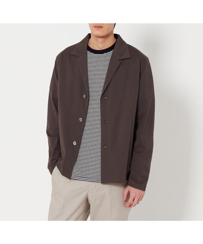 【ユナイテッドアローズ/UNITED ARROWS / MEN】の【別注】 nomiamo カノコ カットソージャケット インテリア・キッズ・メンズ・レディースファッション・服の通販 founy(ファニー) https://founy.com/ ファッション Fashion メンズファッション Fashion for Men トップス・カットソー Cut & Sew Tops おすすめ Recommended / Our Picks なめらか Smooth, Silky Texture イタリア Italy シルク Silk, 100% Silk シルケット Silket, Silky Cotton シンプル Simple, Minimal ビジネス 仕事 通勤 Business / Work / Commuting リラックス Relax, Relaxed Fit エレガント 上品 Elegant 別注 Limited Edition, Custom Order 鹿の子 Piqué, Kanoko Fabric |ID: prp329100004636903 ipo3291000000033410638