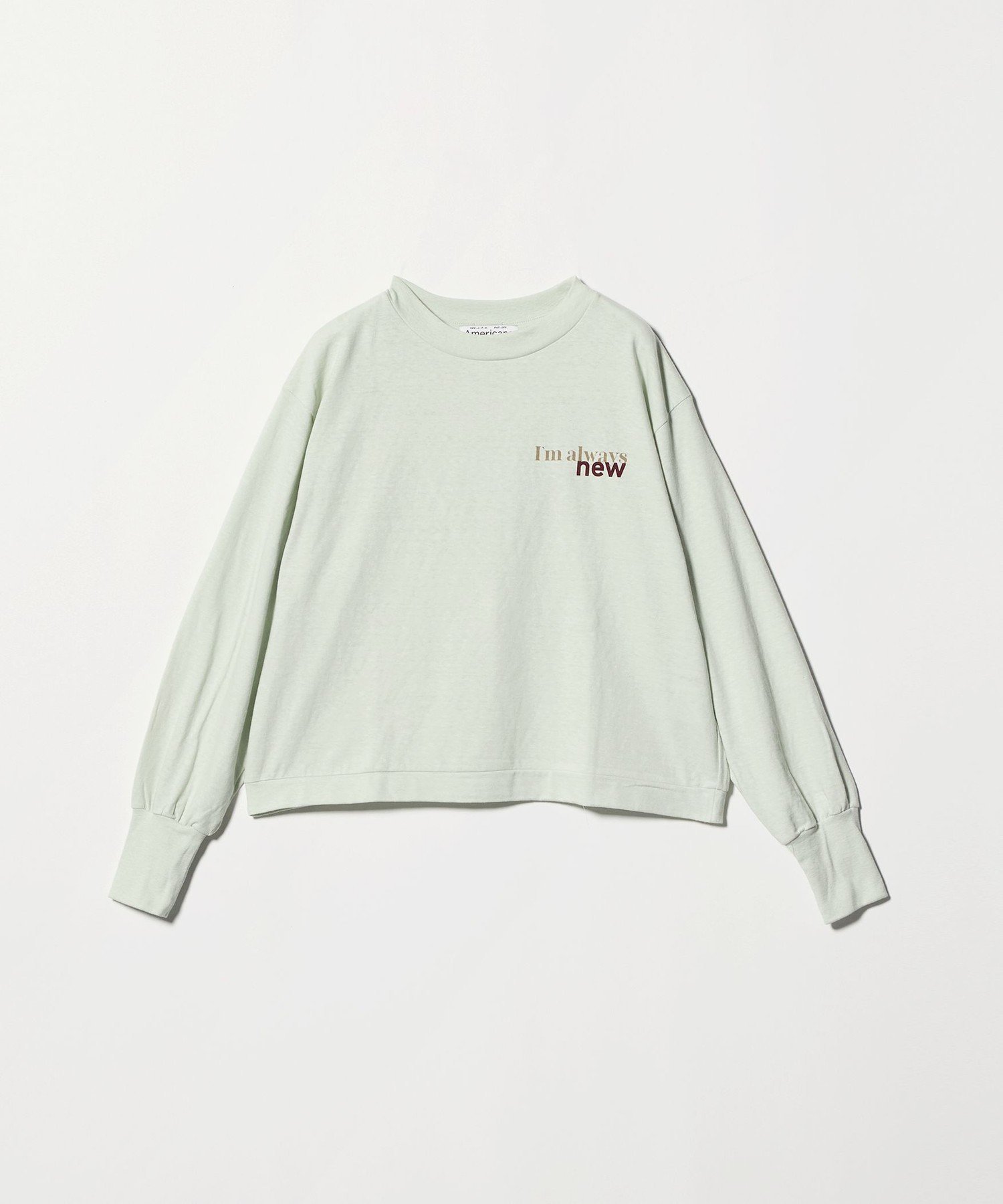 【ビューティ&ユース ユナイテッドアローズ/BEAUTY&YOUTH / UNITED ARROWS】の【別注】 Americana ロゴロングスリーブTシャツ インテリア・キッズ・メンズ・レディースファッション・服の通販 founy(ファニー) 　ファッション　Fashion　レディースファッション　Fashion for Women　トップス・カットソー　Cut & Sew Tops　シャツ・ブラウス・オフィスカジュアル　Elegant Blouses & Button-Ups　ロングTシャツ・Tシャツ　Longline T-Shirts & Tees　おすすめ　Recommended / Our Picks　とろみ　Fluid, Flowy Fabric　グラフィック　Graphic, Graphic Design　スタンダード　Standard, Basic　スポーツ　Sports, Activewear　スラックス　Slacks, Dress Pants　スリーブ　Sleeve, Long Sleeve / Short Sleeve　トレンド　Trend, Trending Now　バランス　Balance, Style Balance　ボトム　Bottoms, Lower Wear　ミリタリー　Military, Army Style　メンズ　Men's, Menswear　ワイド　Wide, Wide Fit　ワーク　Workwear, Utility Style　別注　Limited Edition, Custom Order　夏　Summer　定番　Standard, Basic Item　春　Spring　S/S・春夏　SS, Spring/Summer, Warm Season　LIME|ID: prp329100004636918 ipo3291000000033410934