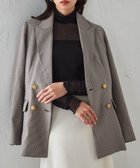 【ラナン/Ranan】のRanan/ゴールドボタンWテーラードジャケット 人気、トレンドファッション・服の通販 founy(ファニー) ファッション Fashion レディースファッション Fashion for Women アウター Coat / Outerwear Collection レディースジャケット・軽アウター Jackets テーラードジャケット / 通勤・きれいめスタイル Tailored Jackets & Blazers ウォッシャブル Machine Washable オケージョン Occasion Wear 洗える Machine Washable 秋 Autumn スマート Smart, Elegant ダウン Down, Puffer チェック Check, Plaid, Tartan ツイード Twill, Twill Weave デニム Denim, Jeans Material ポケット Pocket, Pocket Detail マニッシュ Mannish, Boyish A/W・秋冬 Autumn/Winter おすすめ Recommended / Our Picks エレガント 上品 Elegant 入学式 Entrance Ceremony 卒業式 Graduation Ceremony 結婚式 Wedding 披露宴 Wedding Reception 二次会 After Party thumbnail BR|ID: prp329100004636987 ipo3291000000033893397