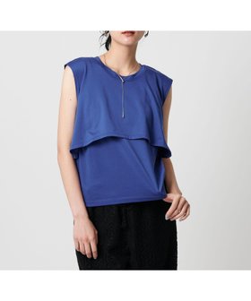 【ビューティ&ユース ユナイテッドアローズ/BEAUTY&YOUTH / UNITED ARROWS】 【WEB限定 Wardrobe DAILY MINIMAL】フリルレイヤード ノースリーブカットソー 接触冷感 吸水速乾人気、トレンドファッション・服の通販 founy(ファニー) ファッション Fashion レディースファッション Fashion for Women トップス・カットソー Cut & Sew Tops キャミソール&ノースリーブ Camisoles & Sleeveless Tops カットソー・ベーシックTシャツ Cut-and-Sewn Tops / Stretch Tees & Basics オケージョン Occasion Wear オレンジ Orange カットソー Cut and Sewn Top 今季 This Season, Current Season 吸水 Absorbent, Quick-Dry サマー Summer, Summer Style シンプル Simple, Minimal スラックス Slacks, Dress Pants デニム Denim, Jeans Material トレンド Trend, Trending Now 人気 Popular, Best Seller ボトム Bottoms, Lower Wear おすすめ Recommended / Our Picks エレガント 上品 Elegant ビジネス 仕事 通勤 Business / Work / Commuting |ID:prp329100004637009