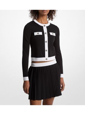 【マイケルコース/MICHAEL KORS】のトリム ドーム スナップ ジャケット マイケルコース 人気、トレンドファッション・服の通販 founy(ファニー) ファッション Fashion レディースファッション Fashion for Women アウター Coat / Outerwear Collection レディースジャケット・軽アウター Jackets コレクション Collection, Seasonal Line ジャケット Jacket, Outerwear ラグジュアリー Luxury, Elegant |ID:prp329100004637043