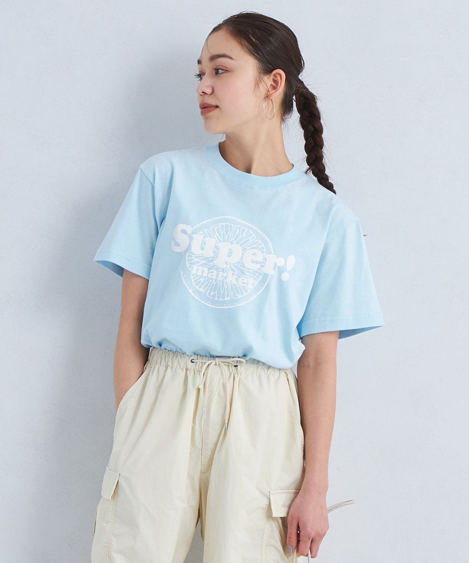 【ユナイテッドアローズ/UNITED ARROWS】の【別注】 Various Timeless Arts MyThing Tシャツ インテリア・キッズ・メンズ・レディースファッション・服の通販 founy(ファニー) 　ファッション　Fashion　レディースファッション　Fashion for Women　トップス・カットソー　Cut & Sew Tops　シャツ・ブラウス・オフィスカジュアル　Elegant Blouses & Button-Ups　ロングTシャツ・Tシャツ　Longline T-Shirts & Tees　おすすめ　Recommended / Our Picks　イラスト　Illustration　インナー　Innerwear　ショート　Short, Short Length　スリーブ　Sleeve, Long Sleeve / Short Sleeve　フェミニン　Feminine, Girly　プリント　Print, Printed Pattern　別注　Limited Edition, Custom Order　夏　Summer　春　Spring　LT.BLUE|ID: prp329100004637044 ipo3291000000033412415
