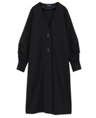 【ソフィット/Soffitto】の《定番》ノーカラータックスリーブコート 人気、トレンドファッション・服の通販 founy(ファニー) ファッション Fashion レディースファッション Fashion for Women アウター Coat / Outerwear Collection コート・ロングコート・ピーコート Long Coats, Peacoats & More シューズ Shoes, Footwear ストレッチ Stretch, Stretchy Fabric パイピング Piping, Trim Design フォーマル Formal, Dressy ボトム Bottoms, Lower Wear エレガント 上品 Elegant 定番 Standard, Basic Item 軽量 Lightweight, Ultra Light thumbnail ブラック|ID: prp329100004637050 ipo3291000000033412597