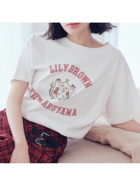 【リリーブラウン/Lily Brown】の【LILY BROWN×KEITA MARUYAMA】バリエーショングラフィックTシャツ 人気、トレンドファッション・服の通販 founy(ファニー) ファッション Fashion レディースファッション Fashion for Women トップス・カットソー Cut & Sew Tops シャツ・ブラウス・オフィスカジュアル Elegant Blouses & Button-Ups ロングTシャツ・Tシャツ Longline T-Shirts & Tees アンティーク Antique-Inspired グラフィック Graphic, Graphic Design コラボ Collaboration, Collab コレクション Collection, Seasonal Line スペシャル Special, Limited Edition モチーフ Motif, Design Theme 今季 This Season, Current Season 秋 Autumn |ID:prp329100004637092