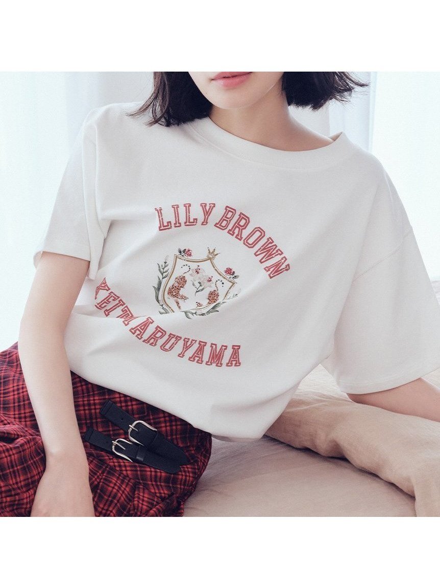 【リリーブラウン/Lily Brown】の【LILY BROWN×KEITA MARUYAMA】バリエーショングラフィックTシャツ 人気、トレンドファッション・服の通販 founy(ファニー) 　ファッション　Fashion　レディースファッション　Fashion for Women　トップス・カットソー　Cut & Sew Tops　シャツ・ブラウス・オフィスカジュアル　Elegant Blouses & Button-Ups　ロングTシャツ・Tシャツ　Longline T-Shirts & Tees　アンティーク　Antique-Inspired　グラフィック　Graphic, Graphic Design　コラボ　Collaboration, Collab　コレクション　Collection, Seasonal Line　スペシャル　Special, Limited Edition　モチーフ　Motif, Design Theme　今季　This Season, Current Season　秋　Autumn　 other-1|ID: prp329100004637092 ipo3291000000033413040