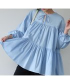 【ガール/GIRL】の【綿100%使用】ボリューム袖ティアードブラウス【洗える】 人気、トレンドファッション・服の通販 founy(ファニー) ファッション Fashion レディースファッション Fashion for Women トップス・カットソー Cut & Sew Tops シャツ・ブラウス・オフィスカジュアル Elegant Blouses & Button-Ups 洗える Machine Washable ギャザー Gathered, Ruffled トレンド Trend, Trending Now フロント Front, Front Design ボトム Bottoms, Lower Wear リボン Ribbon, Bow ワイド Wide, Wide Fit 再入荷 Restock / Back in Stock おすすめ Recommended / Our Picks エレガント 上品 Elegant thumbnail BL|ID: prp329100004637117 ipo3291000000033413505