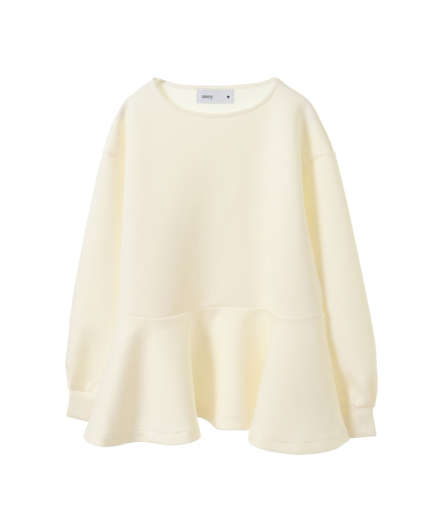 【コンバーストウキョウ/CONVERSE TOKYO】のPEPLUM PULLOVER SWEAT 人気、トレンドファッション・服の通販 founy(ファニー) 　ファッション　Fashion　レディースファッション　Fashion for Women　トップス・カットソー　Cut & Sew Tops　レディースパーカー・カジュアルフーディー　Casual Hoodies & Sweatshirts　カジュアルプルオーバー・ニットトップス　Pullovers & Knit Tops / Casual Pullovers　スウェット・クルーネックトップス　Sweatshirts & Crewnecks / Relaxed Fit Sweat Tops　おすすめ　Recommended / Our Picks　スラックス　Slacks, Dress Pants　タイトスカート　Pencil Skirt, Tight Skirt　ワンポイント　One Point, Statement Accent　 other-1|ID: prp329100004637128 ipo3291000000033548354