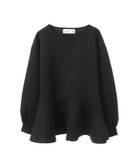 【コンバーストウキョウ/CONVERSE TOKYO】のPEPLUM PULLOVER SWEAT ブラック|ID: prp329100004637128 ipo3291000000033548361