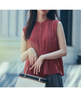 【ナチュラル ビューティー ベーシック/NATURAL BEAUTY BASIC】のデザインショルダーブラウス 人気、トレンドファッション・服の通販 founy(ファニー) ファッション Fashion レディースファッション Fashion for Women トップス・カットソー Cut & Sew Tops シャツ・ブラウス・オフィスカジュアル Elegant Blouses & Button-Ups とろみ Fluid, Flowy Fabric ジャケット Jacket, Outerwear ジョーゼット Georgette, Semi-Sheer Fabric スタイリッシュ Stylish, Fashionable スリーブ Sleeve, Long Sleeve / Short Sleeve フリル Frill, Ruffle フレア Flare, Flared フロント Front, Front Design エレガント 上品 Elegant |ID:prp329100004637147